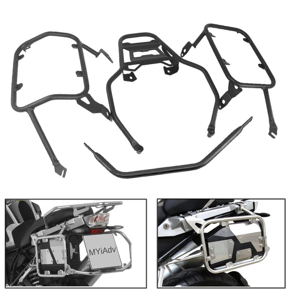 Stainless Steel Luggage Rack For BMW R1250GS Adventure R1200GS LC ADV 2013-2023 Motorcycle Tail Trunk Pannier Saddlebag Bracket