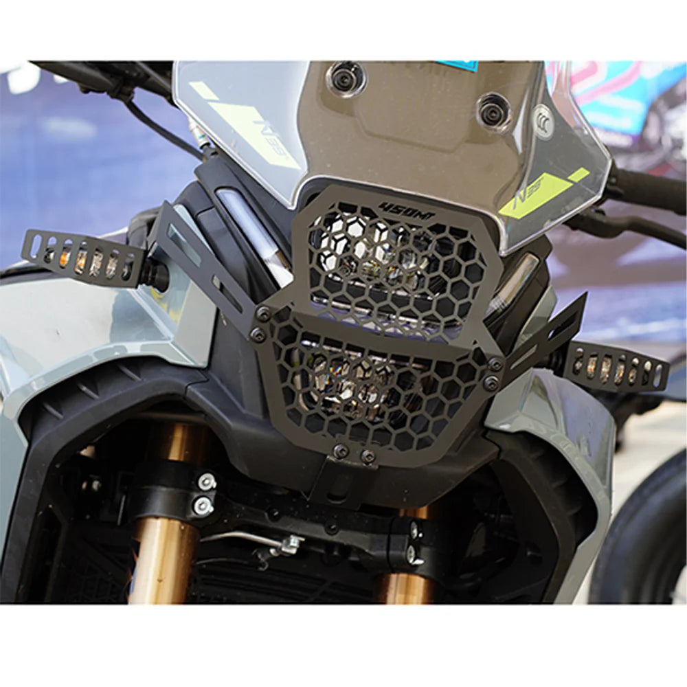 for CF-Moto 450 MT 450MT Accessories Headlight Guards 450MT Exhaust Cover For CFMoto 450 MT Turn Signal Guards 450MT Parts