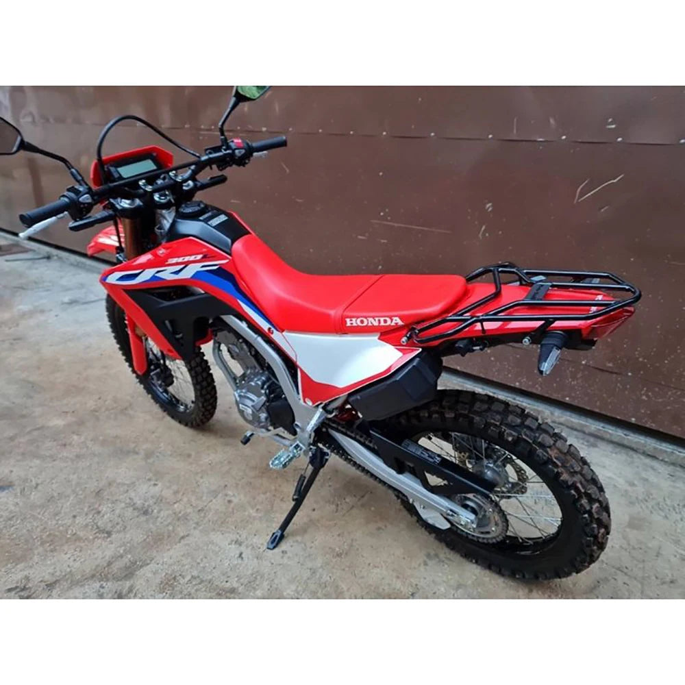 Motorcycle Rear Seat Luggage Rack With Handle Grip Support Shelf Fits For HONDA CRF300L CRF300 Rally CRF 300 L 2021 2022 2023