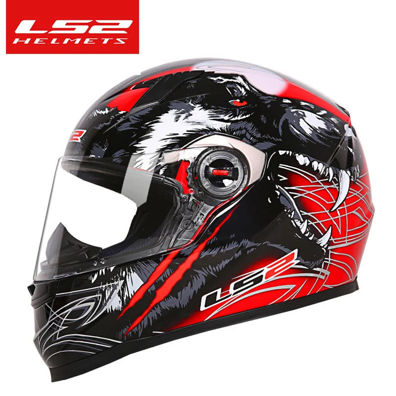 Capacete LS2 Full Face Motorcycle Helmet ls2 ff358 motocross racing helmets ECE Certification casco moto casque