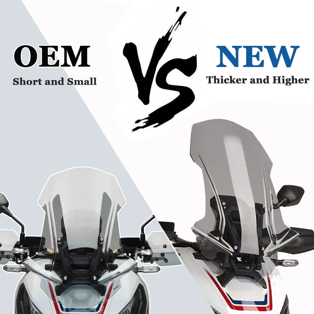 Motorcycle Windscreen Rear View Wind Deflectors Windshield Front Fairing 2017 2018 2019 For Honda X ADV750 XADV 750 X-ADV750