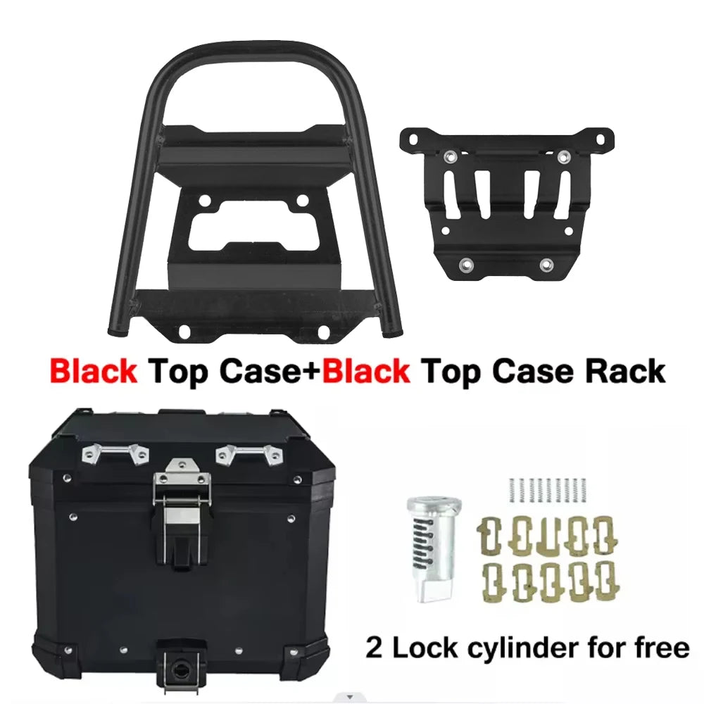 Motorcycle Aluminum Box Pannier Saddlebag Top Case Luggage Rack For Honda XL750 Transalp XL 750 2023 2024 Tail Side Box Bracket