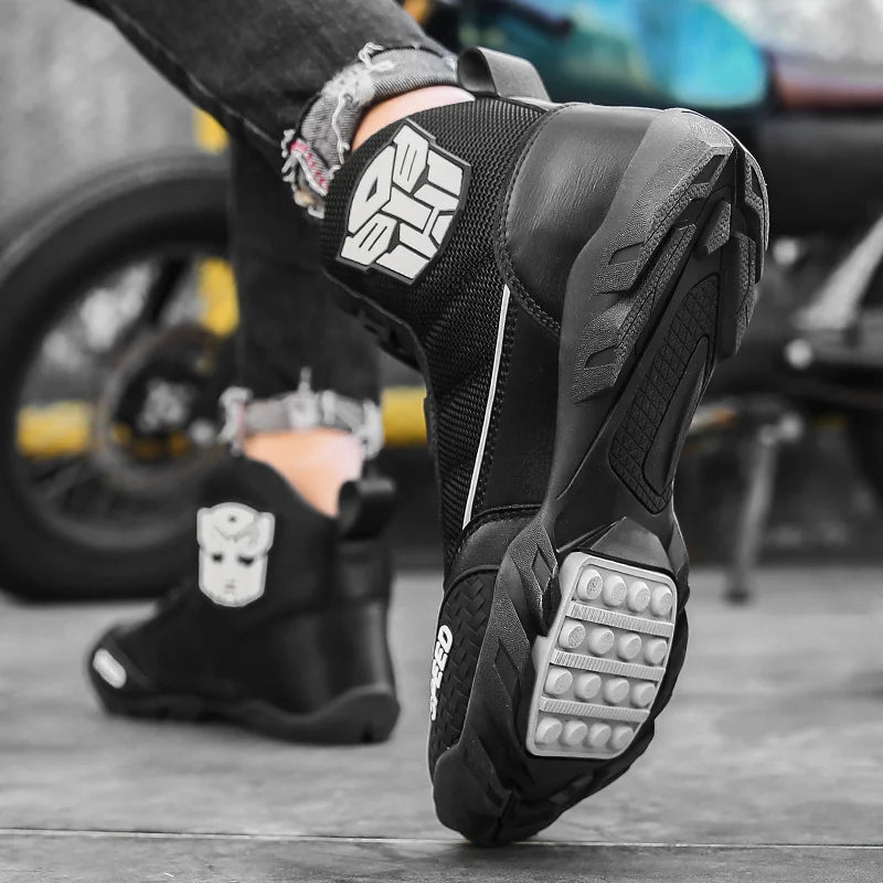 Motocross Boots Professional Men's Off-Road Vehicle Botas Motobiker Riding Boots Motorcycle Shoes Men Botas Moto shoes