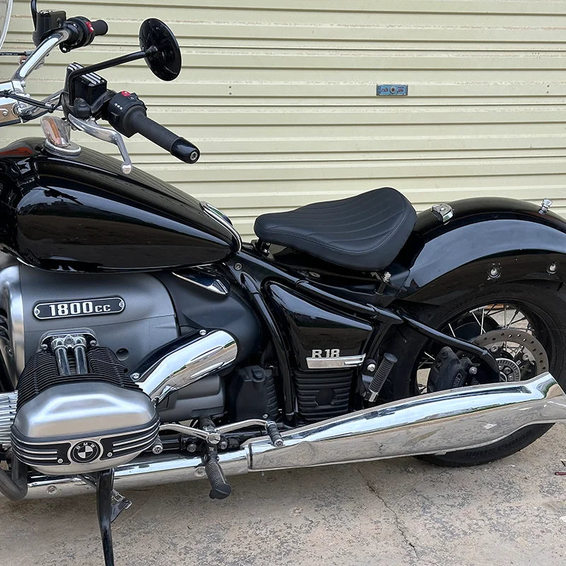 Motorcycle Driver Front Leather Pillow solo Seat Cushion Pad Fit For BMW R18 100 Years R 18 Classics 2020 2021 2022 2023