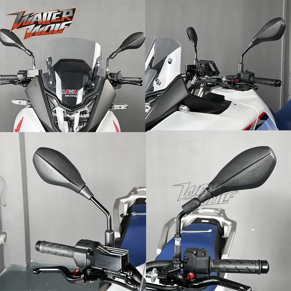 2024 XL750 M10 ABS Adjustable Rear View Side Mirrors For Honda XL 750 Transalp CRF 1100L Africa Twin 1100 Adventure Motorcycle