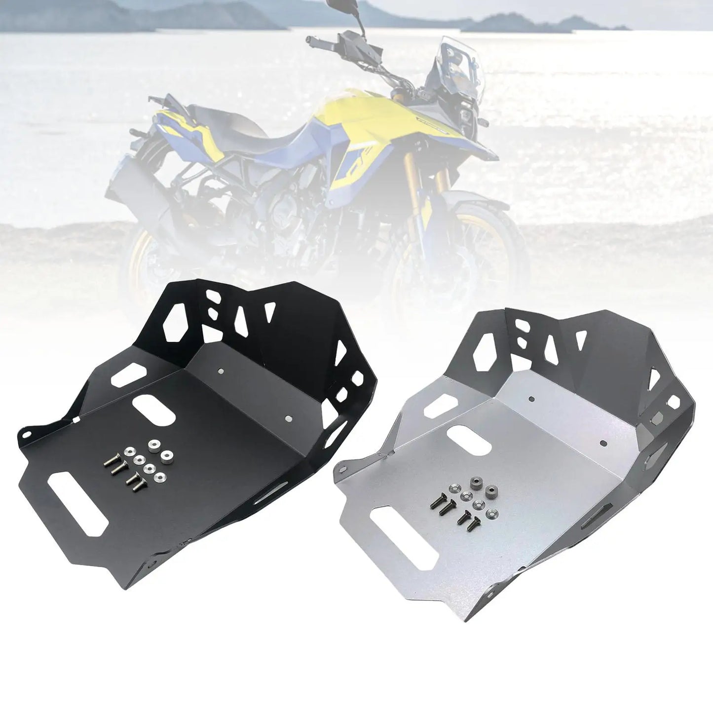 Motorcycle Skid Bash Plate High Performance Sturdy Engine Protector Bottom Chassis Cover for Suzuki V-strom 800DE 2023-2024