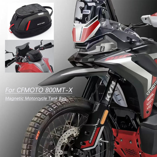 For CFMOTO 800MT X 800MTX MT-X800 MTX800 Magnetic Motorcycle Tank Bag Motorbike Fuel Oil Tank Bag  Portable Card Phone Tool Bag