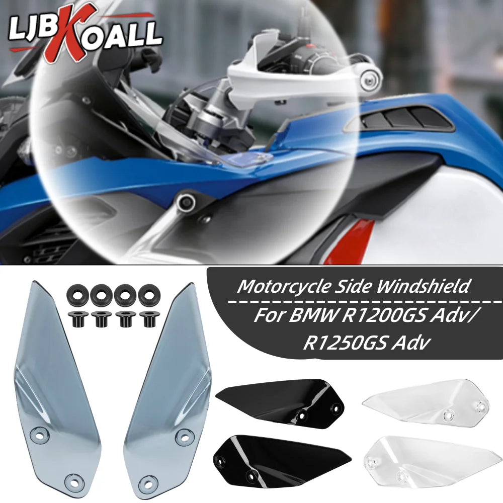 Windshield Windscreen Side Wind Deflector Panel For BMW R1200GS LC R 1200 GS ADV K50 K51 2014-2020 R1250GS Adventure 2019-2022