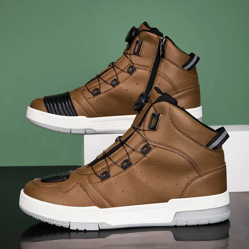 Summer New Motorcycle Boots Men Women Knight Outdoor Riding Anti-slip Spring Sneakers Shoes Bicycle Mountain Racing Road Speed
