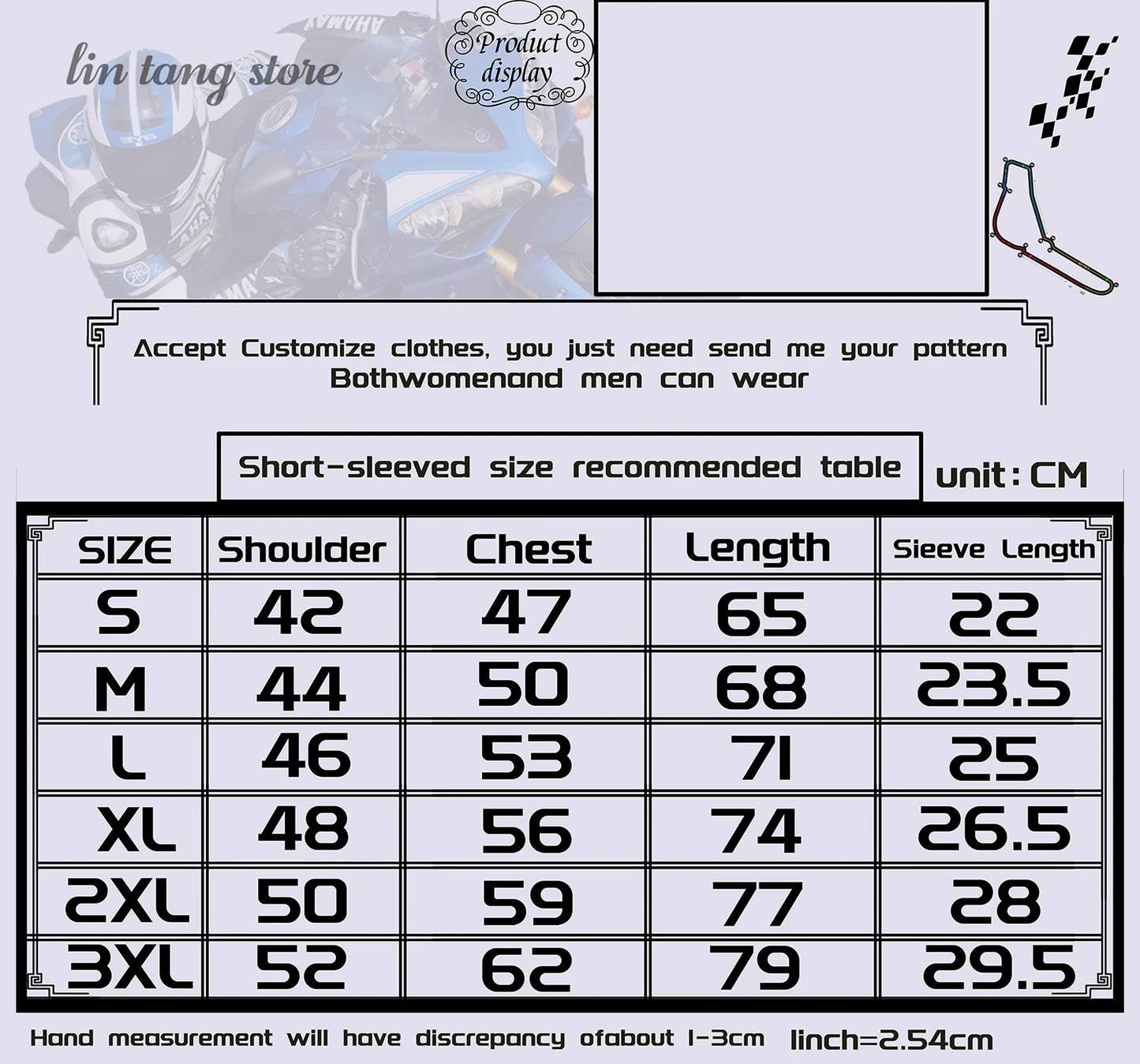 2024 New Motochress Race GYTR r1m Uniform Work Leisure Outdoor Sports Racing Enthusiast Men's Summer Quick Drying T-shirt