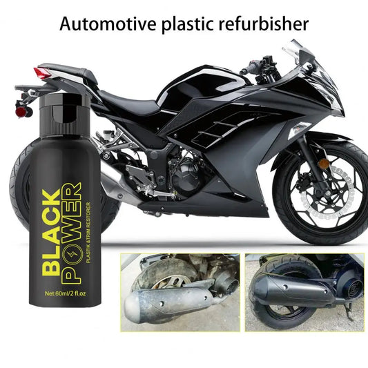 60ml Plastic Renovator Useful Safe Refurbishing Agent Refurbish Plastic Cleaner Renovator Motorcycle Supplies