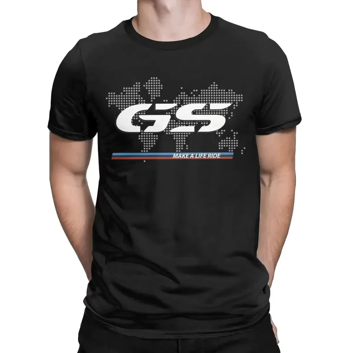 GS Motorcycle 1250 GS Exclusive for BMW Fans Motorrad R1250GS R1200 GS T-Shirt Men Women Cotton Tees Short Sleeve Unisex Tops