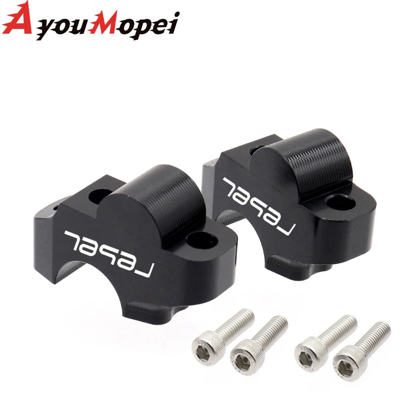 Handlebar Risers Fat Bar Riser CNC Aluminum Fit For Honda CMX 1100 REBEL 1100 CMX1100 2021-2023CMX Mounting Standard Bar Riser