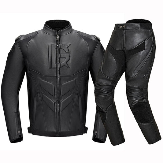 Leather Motorcycle Jacket Men's Chaqueta Moto Waterproof Moto Suit Motorbike Riding Jacket Motocross Jacket Motorcycle Clothing