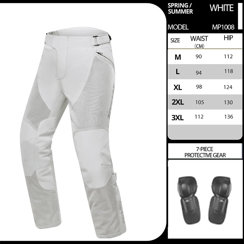Men's Motorcycle Jacket Mesh Breathable Motorcycles Accessories Summer Jacket Biker Clothing Protective Jacket For Motorcyclist