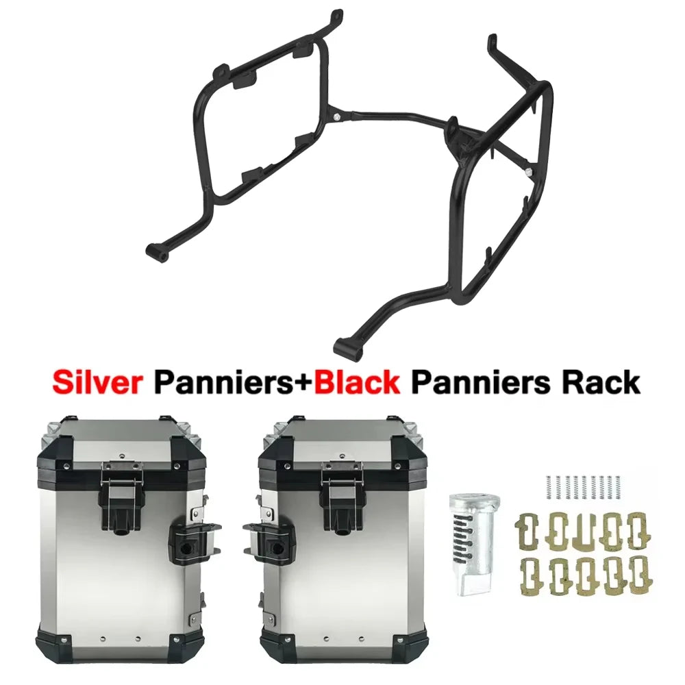 Motorcycle Aluminum Box Pannier Saddlebag Top Case Luggage Rack For Honda XL750 Transalp XL 750 2023 2024 Tail Side Box Bracket