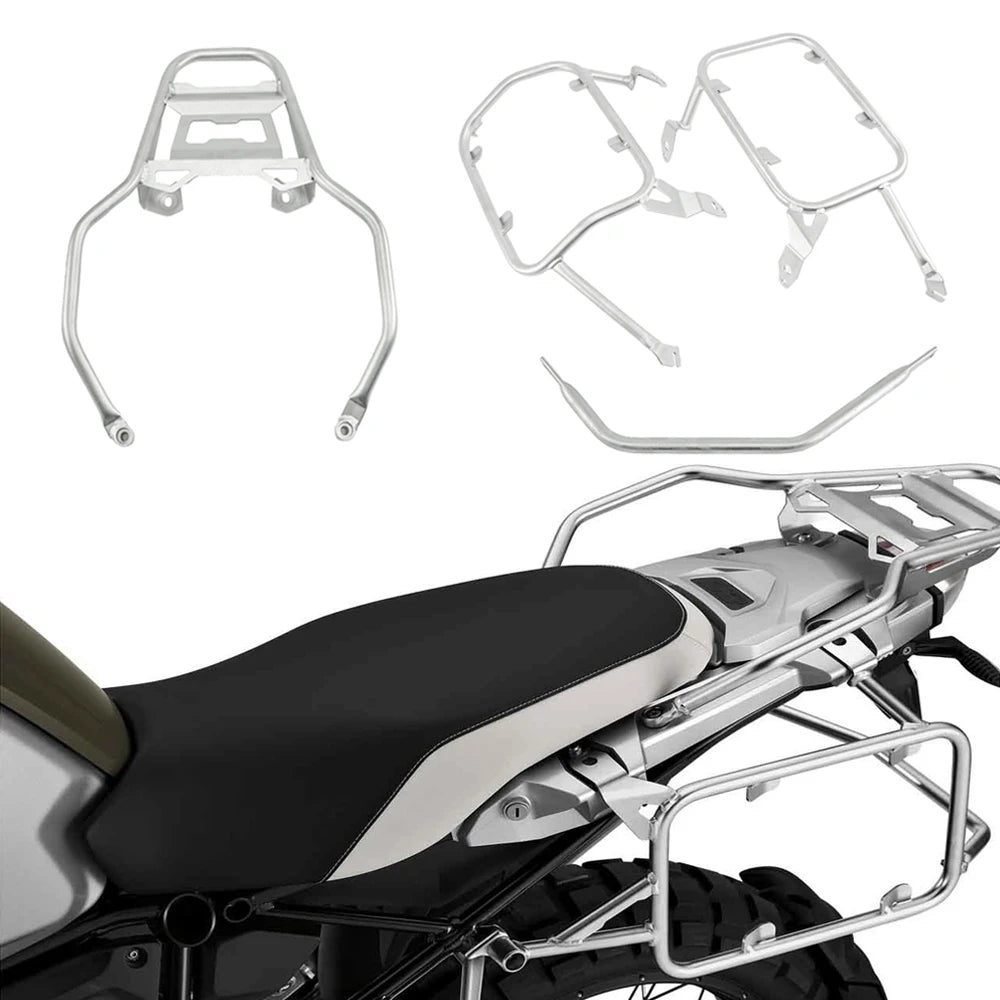 Stainless Steel Luggage Rack For BMW R1250GS Adventure R1200GS LC ADV 2013-2023 Motorcycle Tail Trunk Pannier Saddlebag Bracket