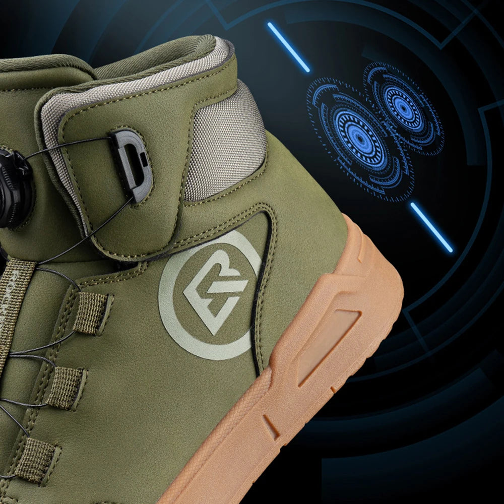 ROCKBROS Cycling Motorcycle Shoes Men Women Bike Shoes Flat Boots MTB Road Casual Sports Footwear Hiking Bicycle Sneakers