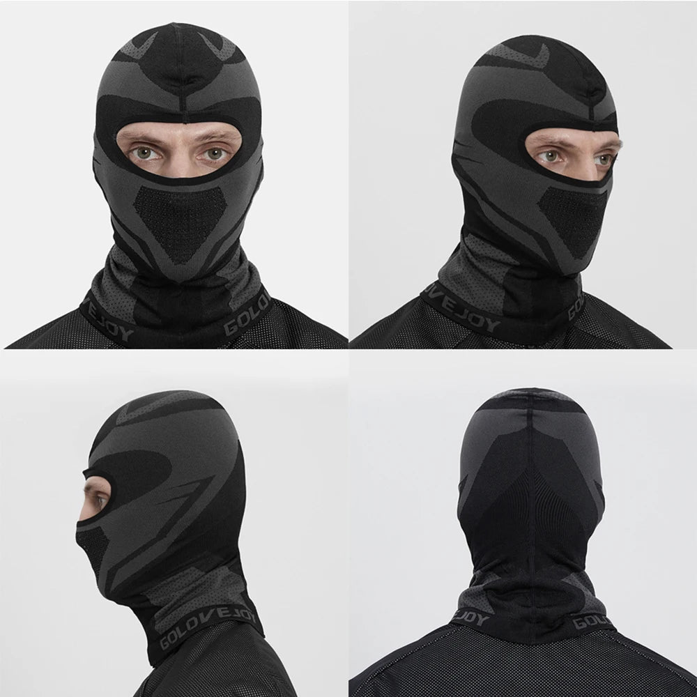 Men Balaclava Motorcycle Face Mask Full Face Winter Cold-proof Ski Mask Motorcycle Cycling Bike Scarf Hat Casco Moto Helmet Hood