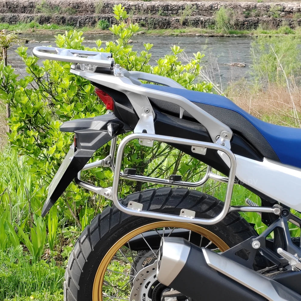 Motorcycle Aluminum Box Pannier Saddlebag Top Case Luggage Rack For Honda XL750 Transalp XL 750 2023 2024 Tail Side Box Bracket