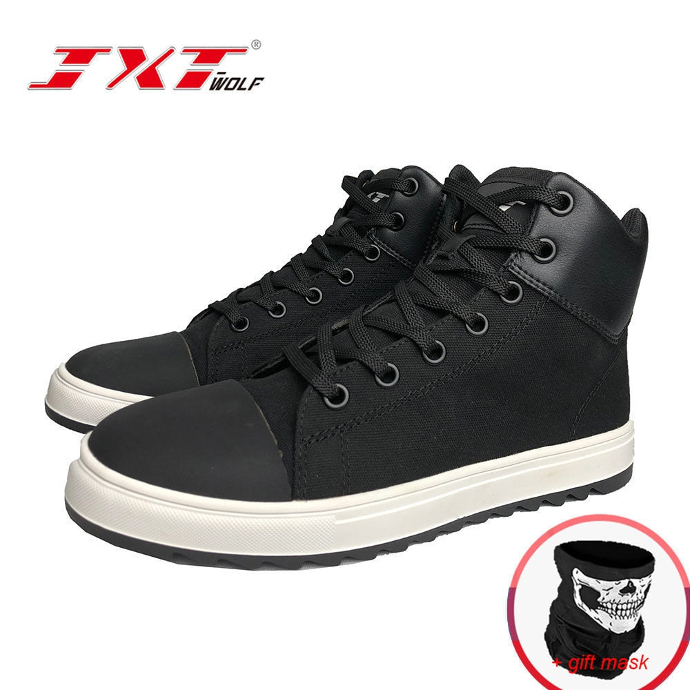 Men's Motorcycle Shoes Four Seasons Motorbike Gear Shift Breatheable Anti-fall Rider Road Racing Casual Shoes Boots