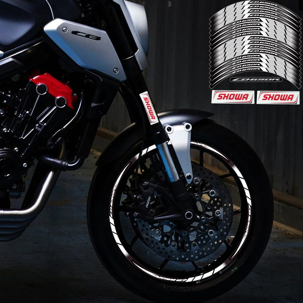 cb650r wheel reflective sticker, motorcycle accessories, waterproof does not fall off, special car special cool CB 650r