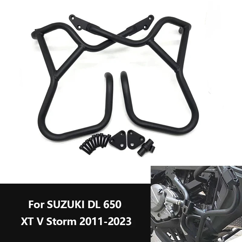 Motorcycle Engine Highway Crash Bar Bumper Stunt Cage Frame Protector Bars For SUZUKI DL 650 XT V Storm DL650 V-Storm 2011-2023