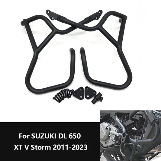 Motorcycle Engine Highway Crash Bar Bumper Stunt Cage Frame Protector Bars For SUZUKI DL 650 XT V Storm DL650 V-Storm 2011-2023
