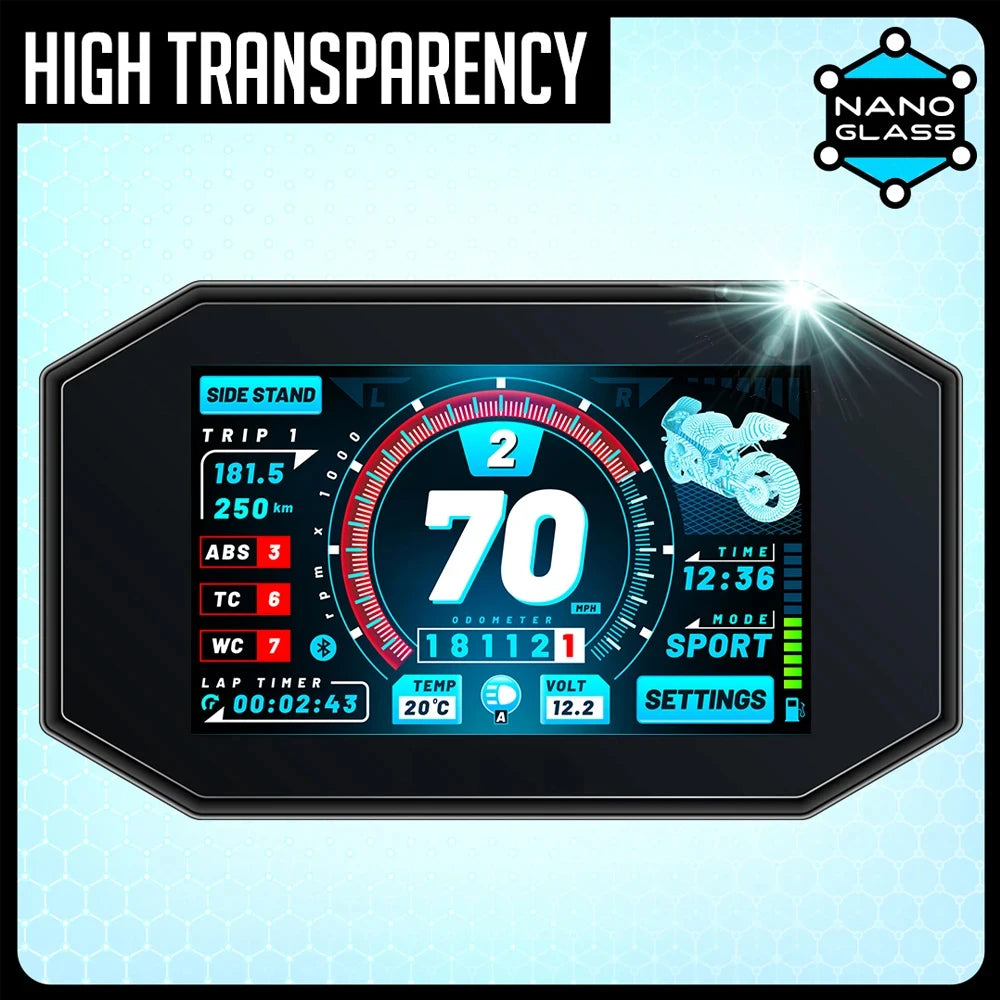 2023 2024 R1300GS Motorcycle Dashboard HD Cluster Screen Scratch Protection Nano Glass Film For BMW R 1300 GS