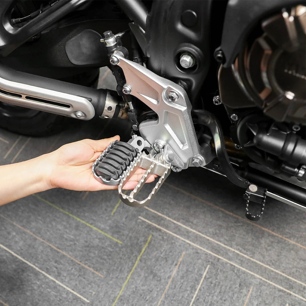 Lengthened Tenere 700 Front Footrest Foot Peg For YAMAHA TENERE 700 World Raid RALLY XTZ700 RALLY Motorcycle Rider Foot Pedal