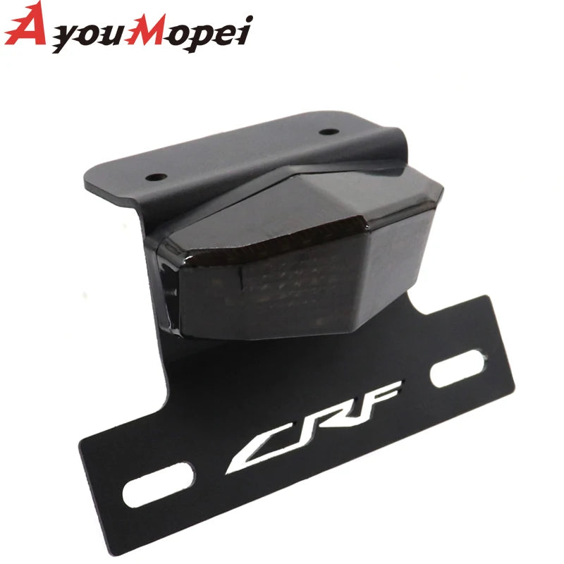 LED Tail Light Turn Signal Fender Eliminator License Plate Frame Holder Kit For HONDA CRF300L CRF 300L 300 L RALLY 2021 +
