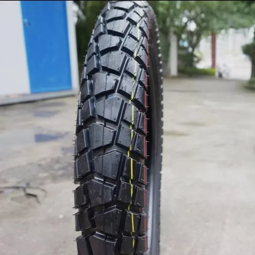 Off road motorcycle tires, front 80/100-19, rear 120/90-16, turtle back large pattern tires, inner and outer tires
