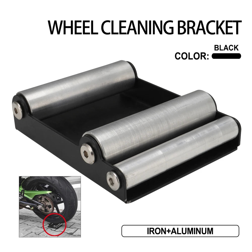 Motorcycle Wheel Cleaning Bracket Tire Wash Bracket Portable For KTM Yamaha Suzuki Kawasaki BMW Honda Universal For Street Bike
