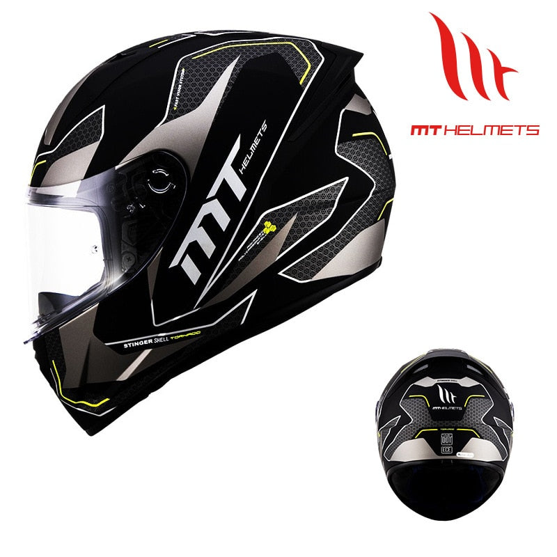 Unisex Retro Helmet MT Stinger Off-road Motorcycle Helmet Riding Full Face Helmet Motocross Helmet Capacete De Moto