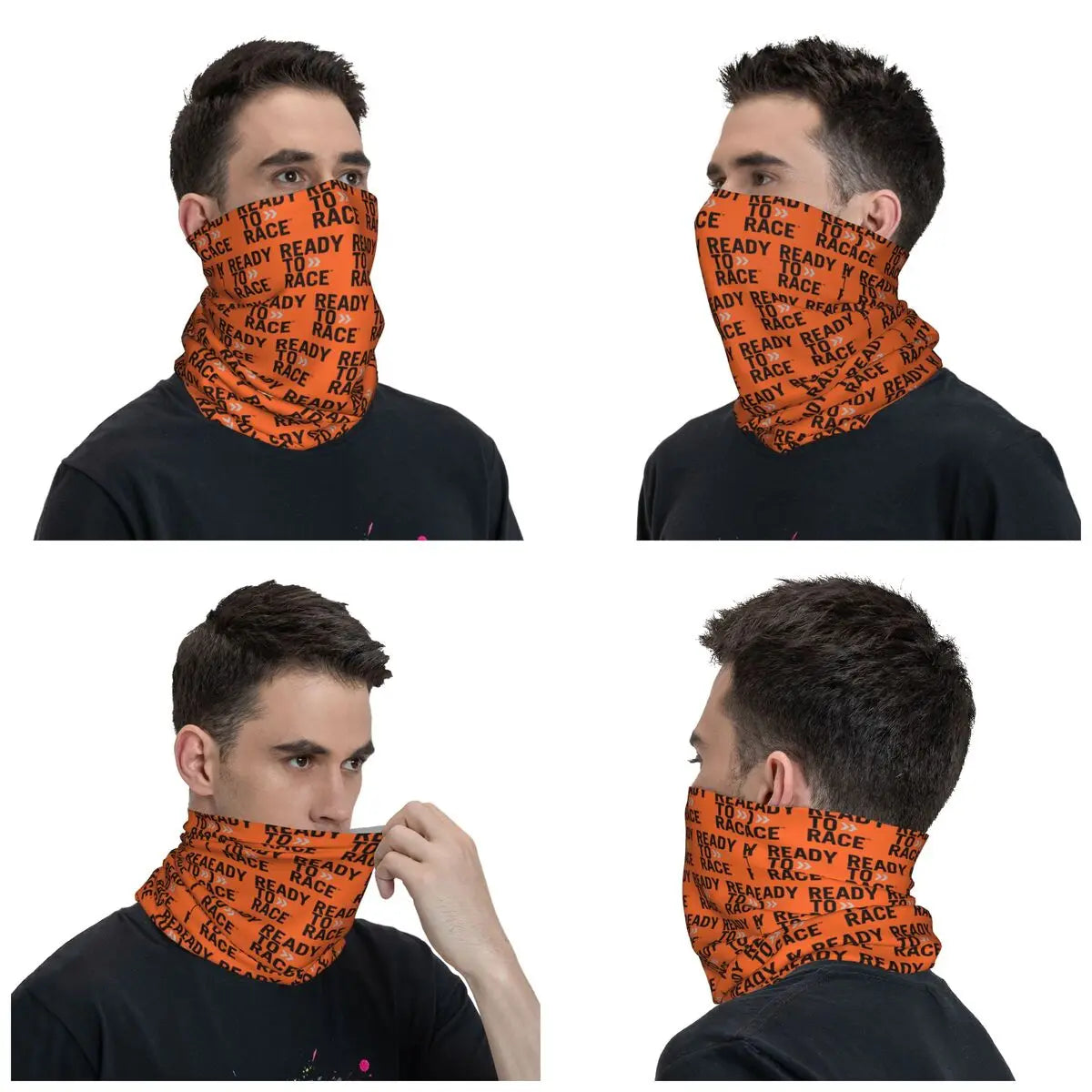 Ready To Race Austrian Motorcycle Neck Gaiter Women Men Windproof Winter Bandana Scarf for Cycling