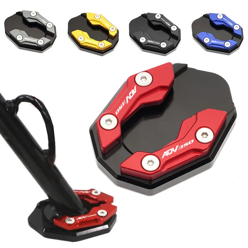 2023 New Fit For Honda ADV350 ADV 350 2020 2021 2022 2023 Motorcycle Accessories Kickstand Side Stand Extension Pad With Logo