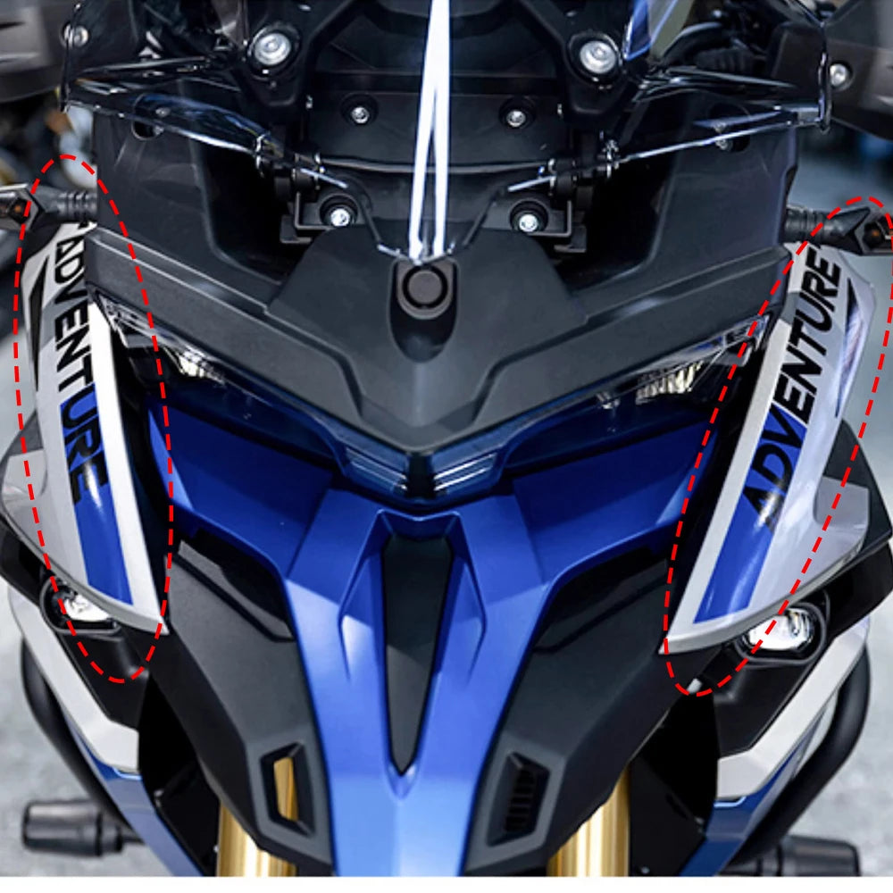 For VOGE DS525X DS 525X DSX525 525 DSX Motorcycle Front Lip Personalized Decorative Sticker Birdmouth Flower Front Mouth Sticker