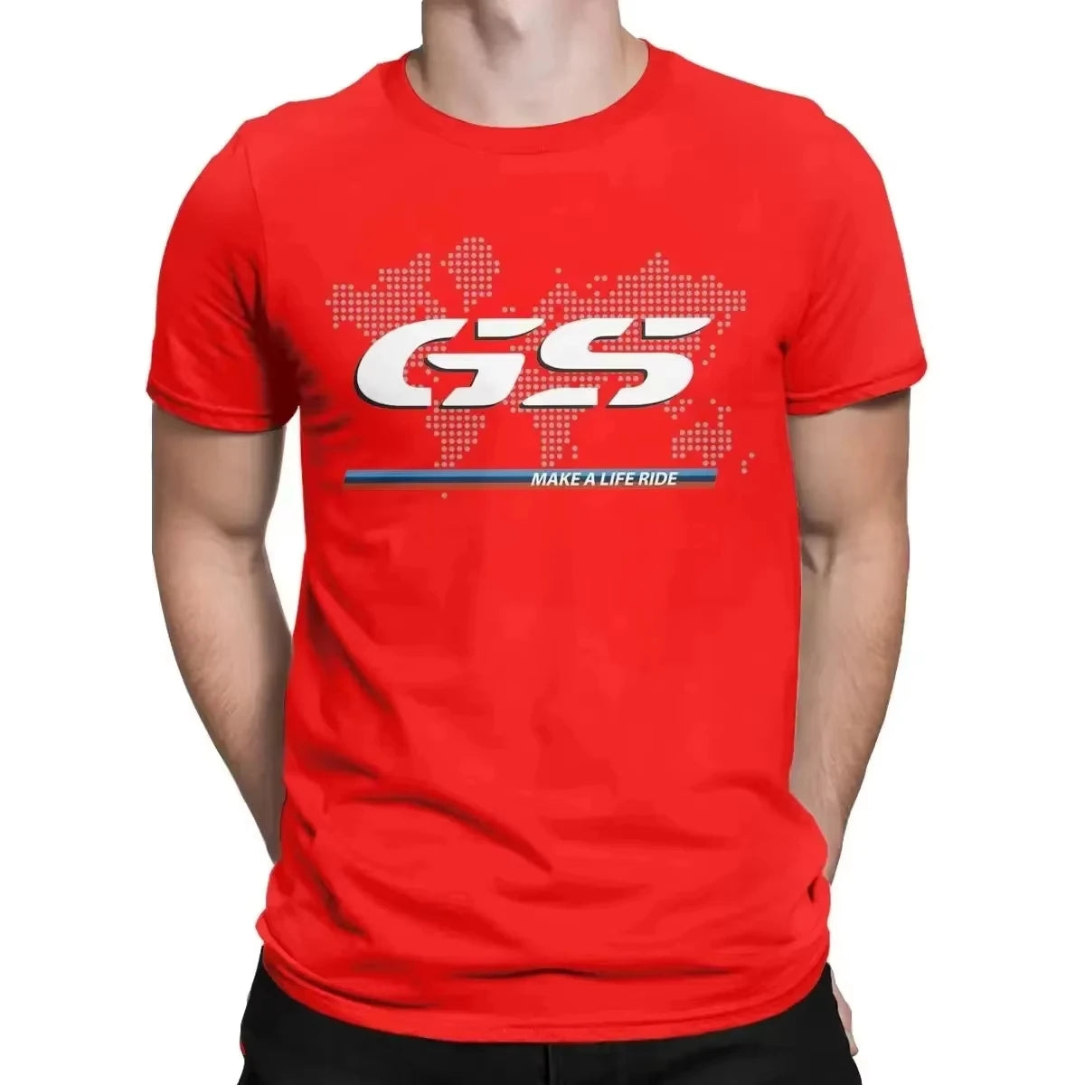 GS Motorcycle 1250 GS Exclusive for BMW Fans Motorrad R1250GS R1200 GS T-Shirt Men Women Cotton Tees Short Sleeve Unisex Tops