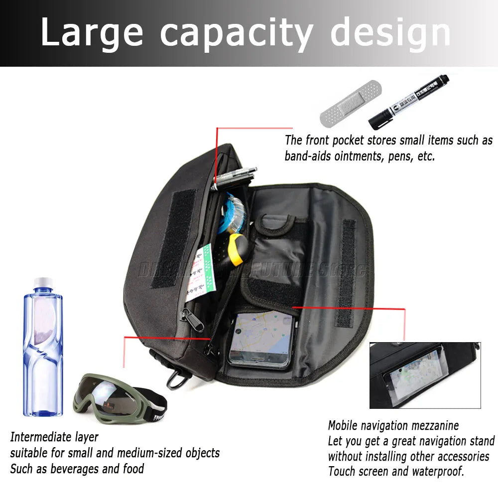 For HONDA CB750 CB 750 HORNET 2023 Motorcycle Waterproof And Dustproof Handlebar Storage Bag