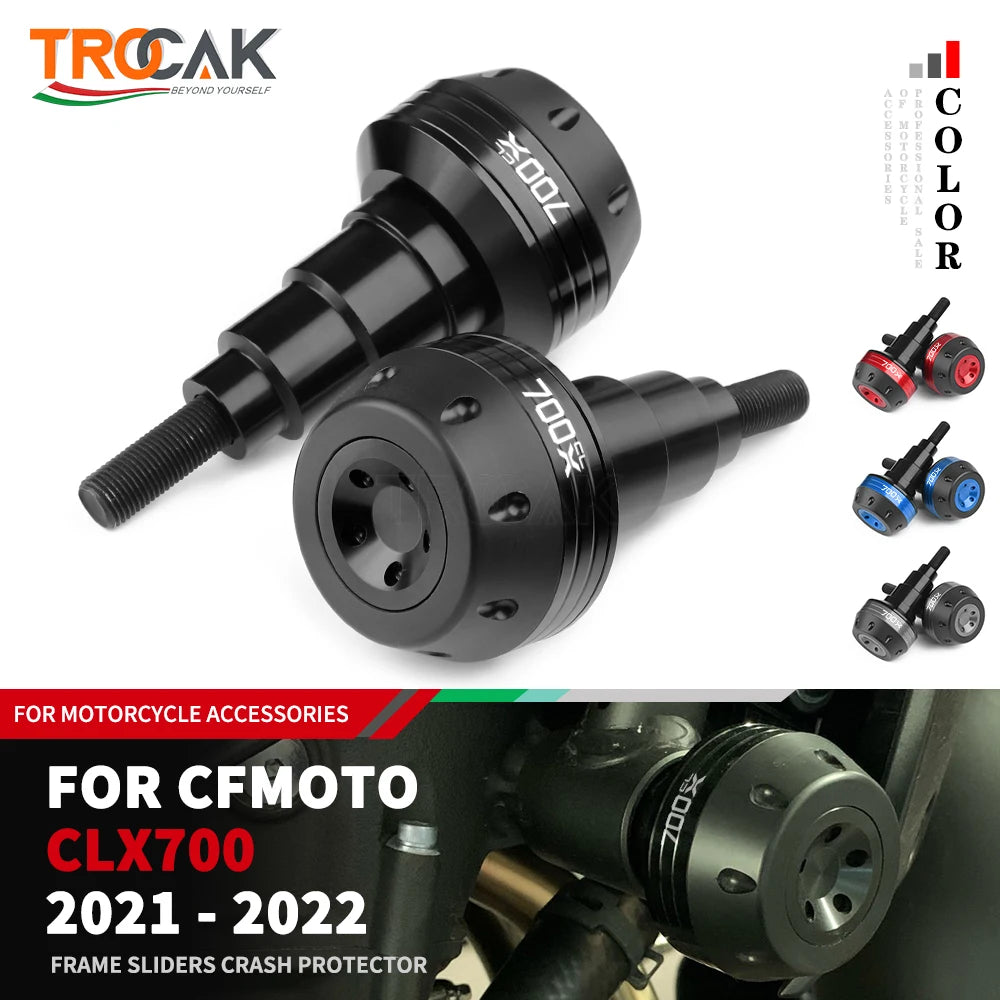 Motorcycle Accessories For CFMOTO 700 CLX CL-X CLX700 2021 2022 Frame Sliders Crash Guard Falling Protector Engine Protection