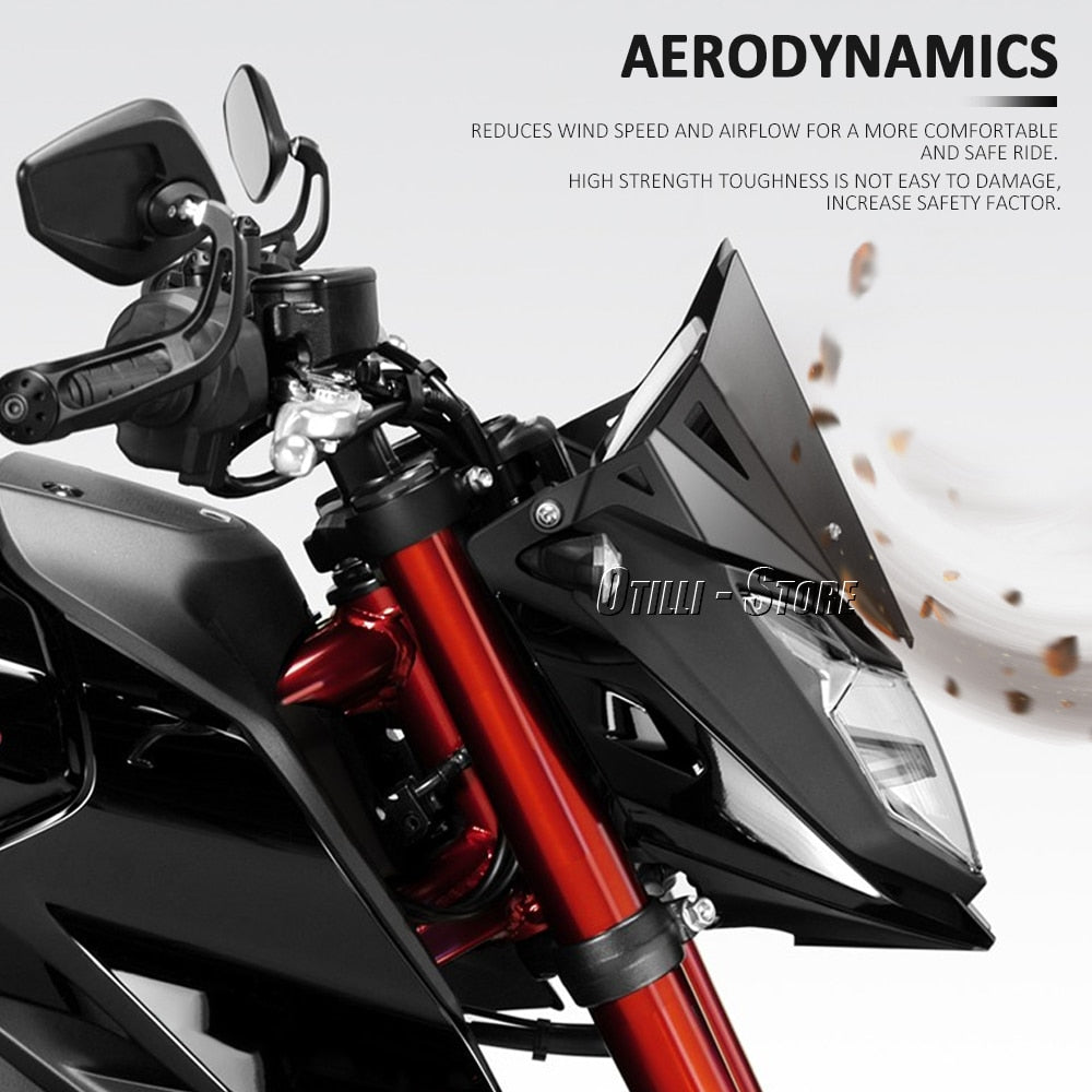 New Windshield Windscreen For Honda CB750 HORNET CB 750 Hornet 2023 Motorcycle Accessories Wind Deflectors Black