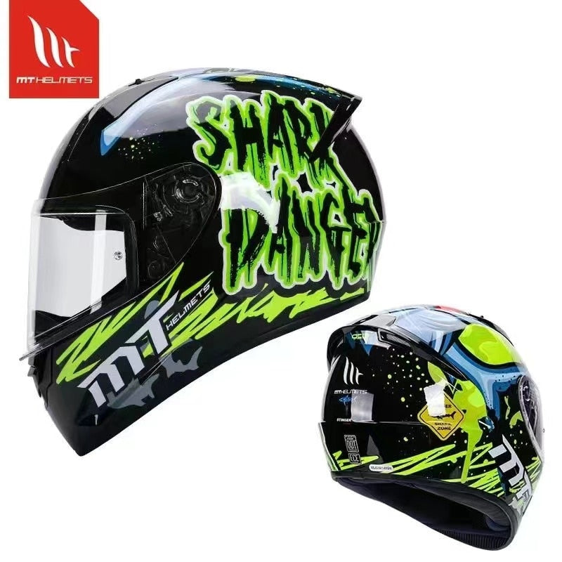 Unisex Retro Helmet MT Stinger Off-road Motorcycle Helmet Riding Full Face Helmet Motocross Helmet Capacete De Moto