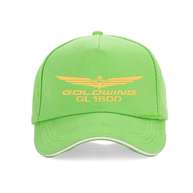 New Men's Goldwing GL1800 Motocycles Logo Printing Baseball Cap Summer Breathable Outdoor cycling hat Adjustable Snapback hats