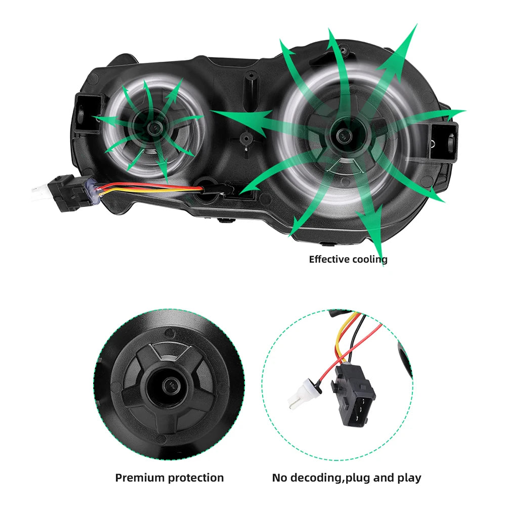 Motorcycle Light 110W LED Front Headlight for BMW R1200GS LC 2005 - 2012 R 1200GS Adventure R 1200 GS Adv Headlight
