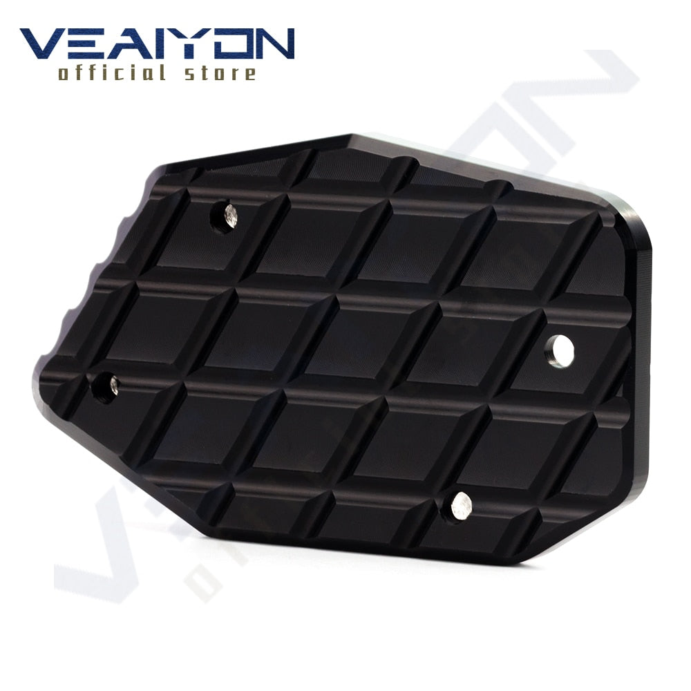 For Honda XLV 600 650 700 TRANSALP XL600V XL650V XL700V CNC Side Stand Foot Kickstand Enlarge Extension Support Plate Pad