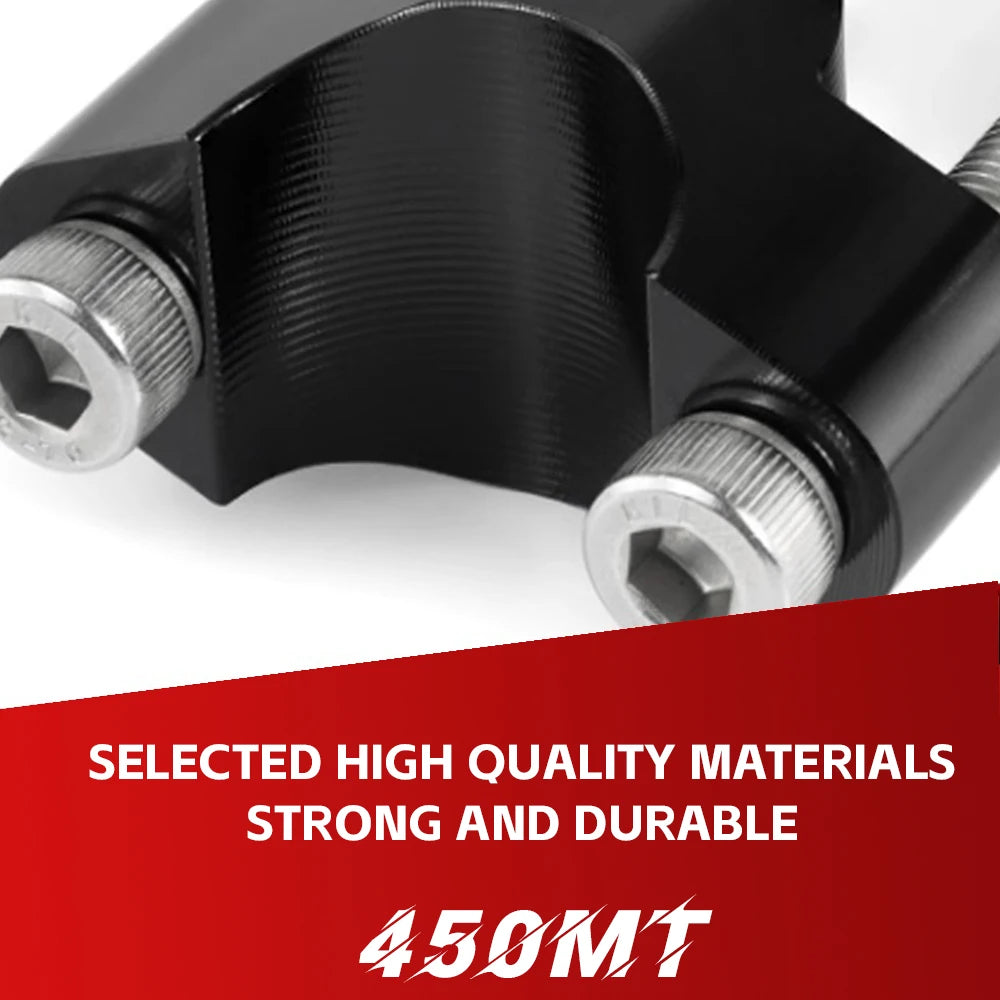 Motorcycle Universal Handlebar Riser Bar Mount Handle Clamp For CFMOTO 450MT 450 MT CF MOTO 450MT MT450 IBEX 450 Accessories
