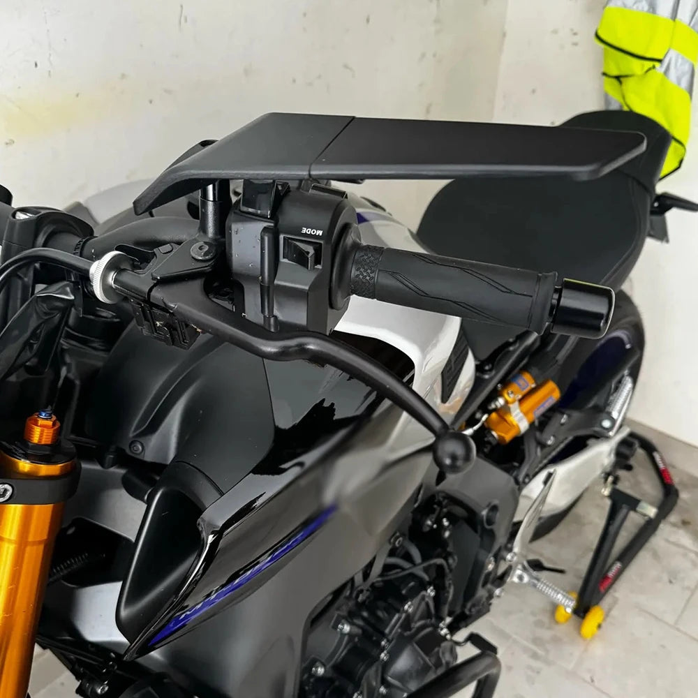 For YAMAHA MT 07 MT07 MT 09 MT09 SP MT 10 MT10 SP Motorcycle Mirrors Stealth Winglets Mirror Kits To Rotate Adjustable Mirrors