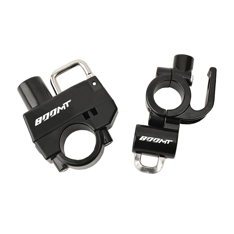 For CFMOTO 800MT 800 MT MT800 2021-2022 22-28mm Universal Motorcycle Helmet Pipe Clamp Hook Lock for Moto Anti Theft Fixin