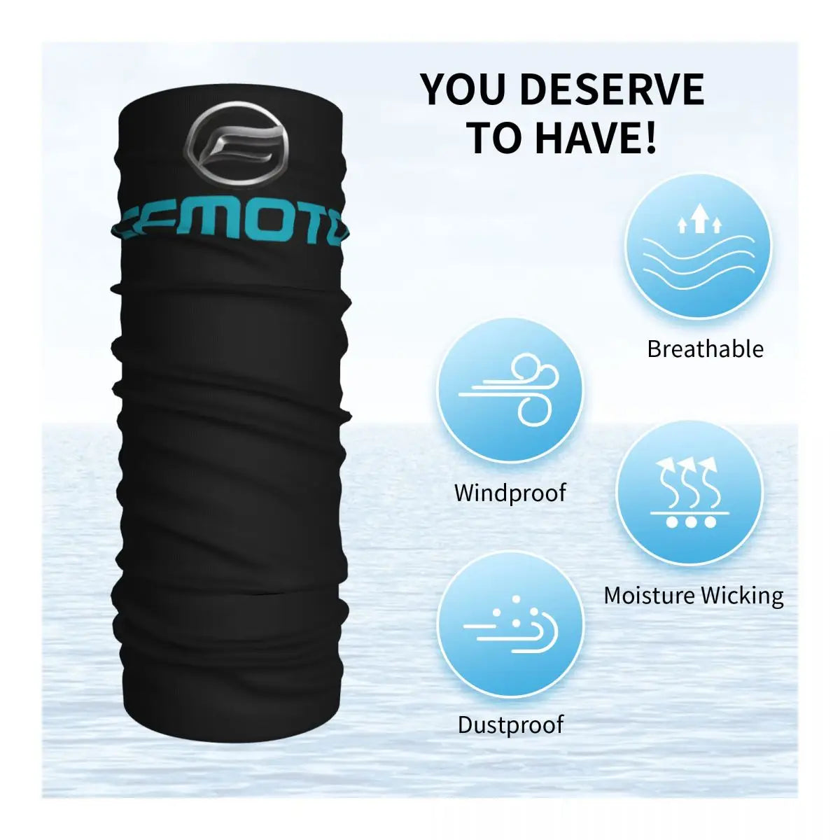 CFMoto Motorcycle Merchandise Bandana Neck Cover Wrap Scarf Multi-use Fishing Headwear for Men Women Windproof
