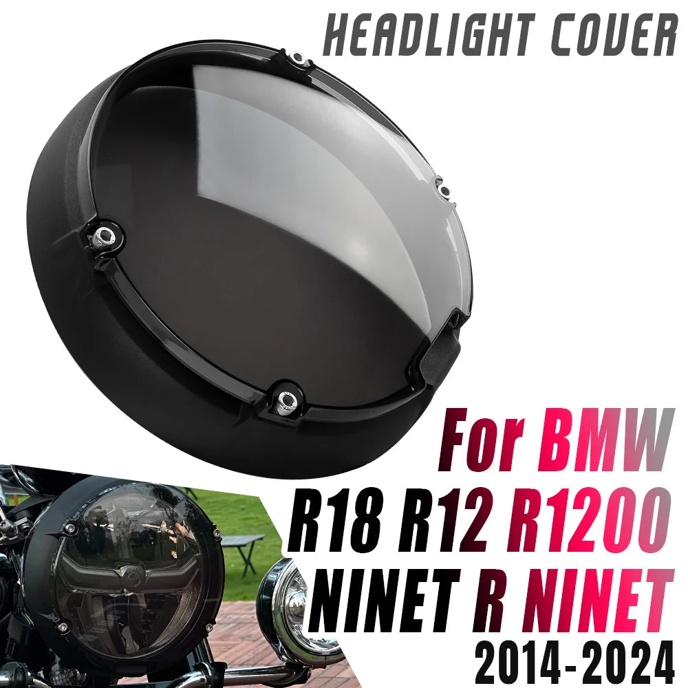 For BMW R18 R 18 R12 R1200 nineT R nineT 2019 2020 2021 2022 2023 2024 Motorcycle Headlight Guard Protector Grille Grill Cove